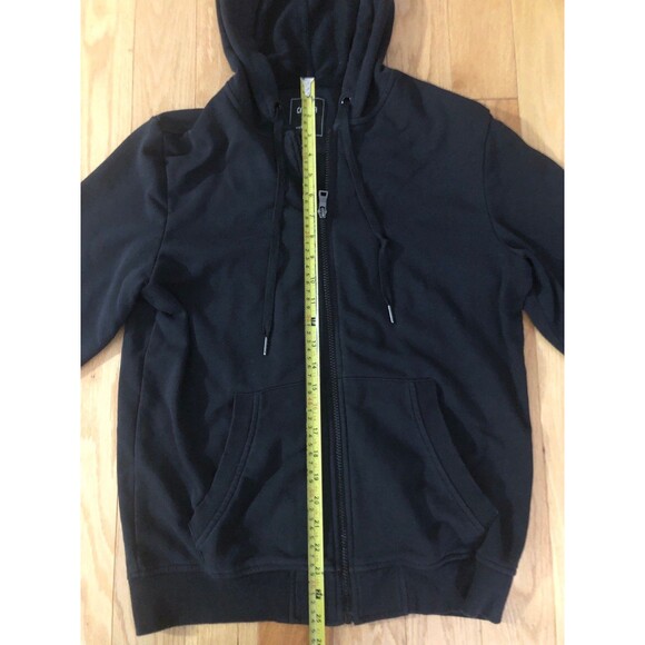 CANIFA Large Black Full Zip Hoodie with Pockets and Drawstring - Picture 6 of 7